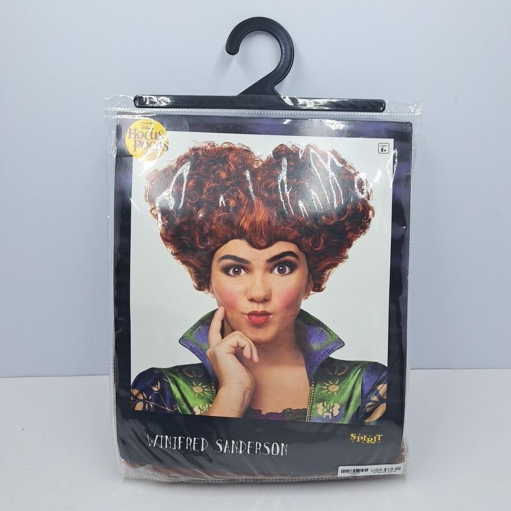 Winnie Winifred Sanderson Hocus Pocus Spirit Halloween Wig Ages 8+ Child Size